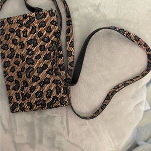 Leopard Print Crossbody Bag